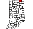 Map of Lagrange County