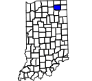 Map of Noble County
