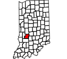 Map of Owen County