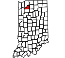 Map of Starke County