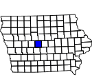 Map of Boone County