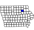 Map of Bremer County