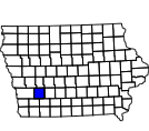Map of Cass County