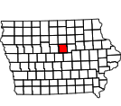 Map of Hardin County