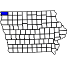 Map of Lyon County