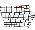 Map of Mitchell County