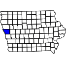 Map of Monona County