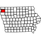 Map of Sioux County