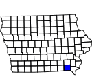 Map of Van Buren County