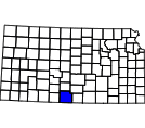 Map of Barber County