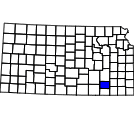 Map of Elk County