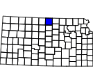 Map of Jewell County