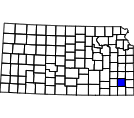 Map of Neosho County