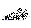 Map of Calloway County