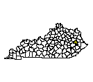 Map of Magoffin County