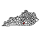 Map of Russell County