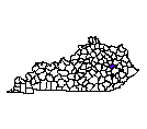 Map of Wolfe County