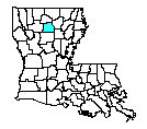 Map of Jackson Parish