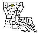 Map of Lincoln Parish