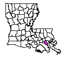 Map of St. Charles Parish