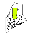 Map of Piscataquis County