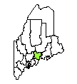 Map of Waldo County