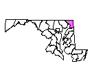 Map of Cecil County