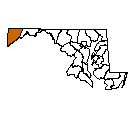 Map of Garrett County