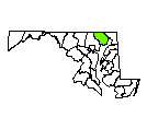 Map of Harford County