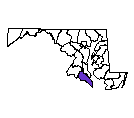 Map of St. Mary's County