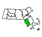 Map of Bristol County
