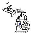 Map of Mecosta County