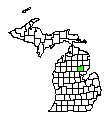 Map of Ogemaw County