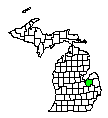 Map of Tuscola County