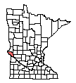 Map of Big Stone County