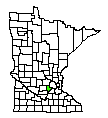 Map of Carver County
