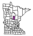 Map of Crow Wing County