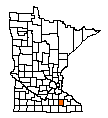 Map of Dodge County