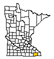 Map of Fillmore County