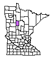 Map of Hubbard County