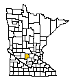 Map of Meeker County