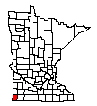 Map of Rock County