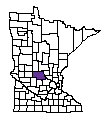 Map of Stearns County