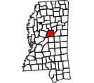 Map of Attala County