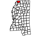 Map of DeSoto County