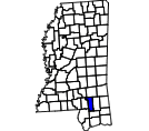 Map of Forrest County