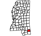 Map of George County