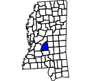 Map of Rankin County