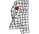 Map of Tallahatchie County
