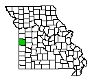 Map of Bates County